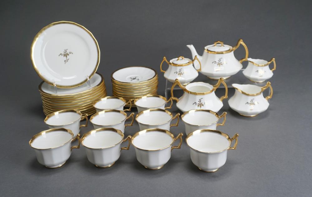 CAULDON GILT FLORAL DECORATED