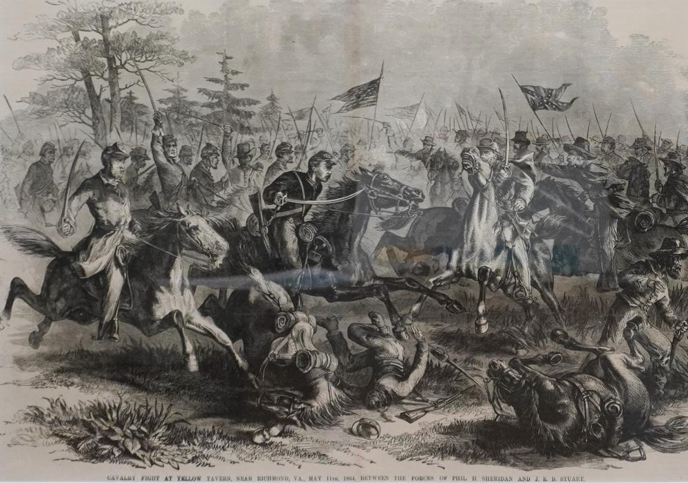 CAVALRY FIGHT AT YELLOW TAVERN,