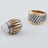 CAVIAR 18K GOLD AND STERLING S