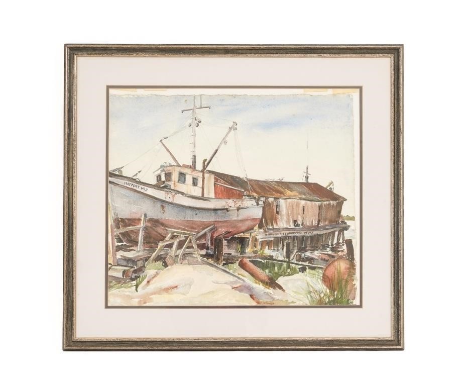 C.B. Parke watercolor of a dry