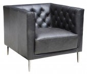 CB2 SAVILE LEATHER CHESTERFIEL