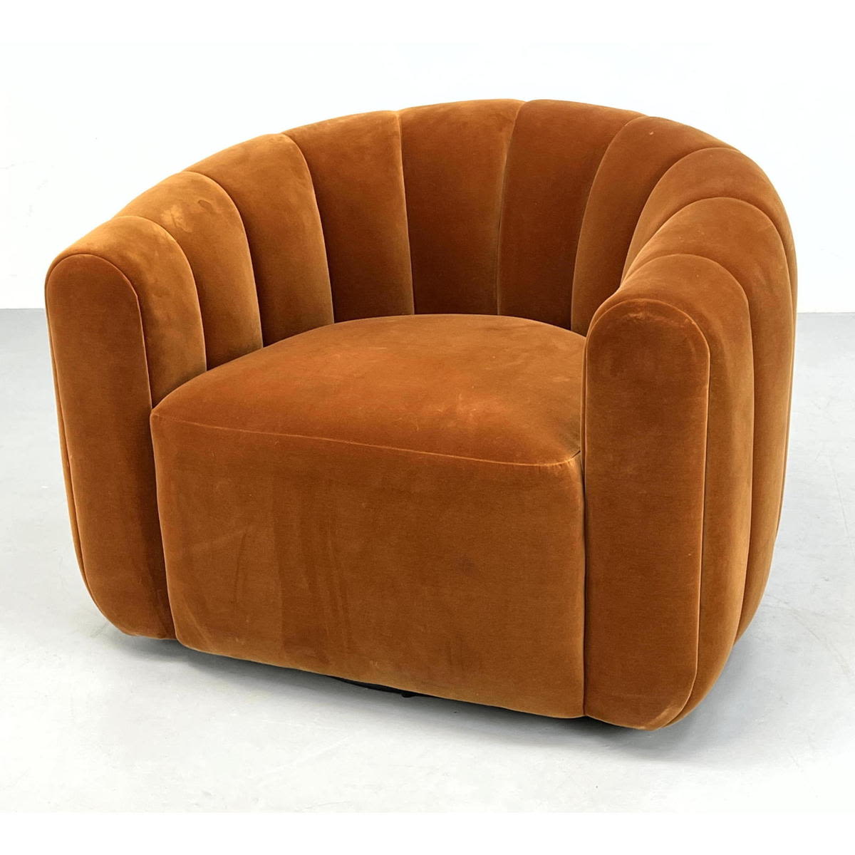CB2 Swivel Channel Back Lounge