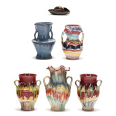 C.C. COLE (NC), FIVE POTTERY V