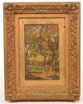C.C. COOPER WOODLAND SCENE PAI