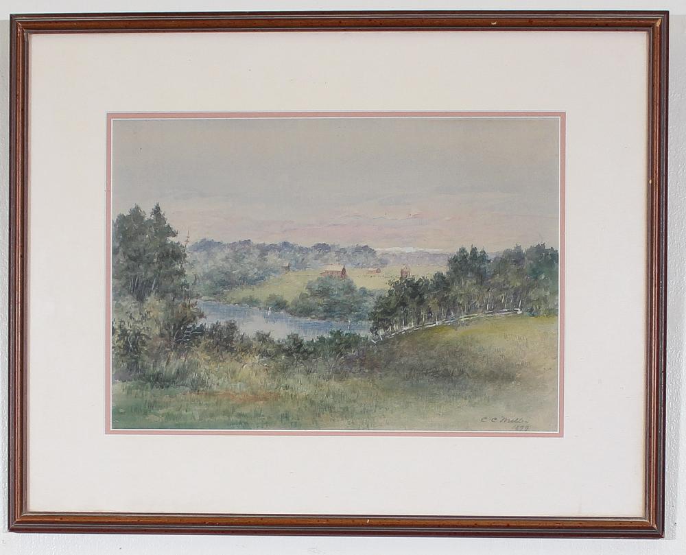 C.C. MILLER WATERCOLOR ON PAPERC.C.