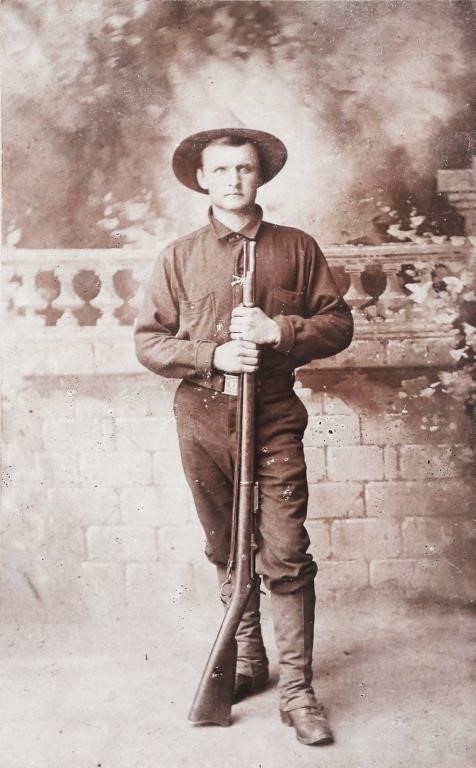 CDV OF ROUGH RIDER W SPRINGFIELD