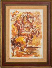 C.E. BURDICK INK AND WATERCOLO