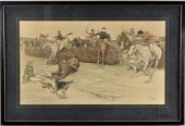 CECIL ALDEN "HUNTING" LITHOGRA