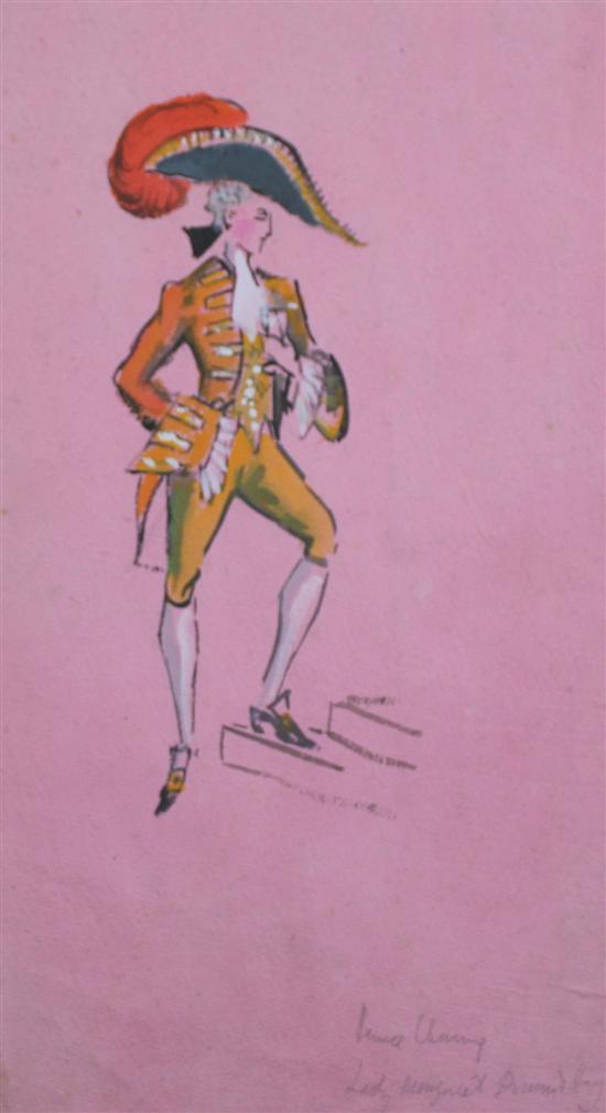 Cecil Beaton (1904-1980) gouache on