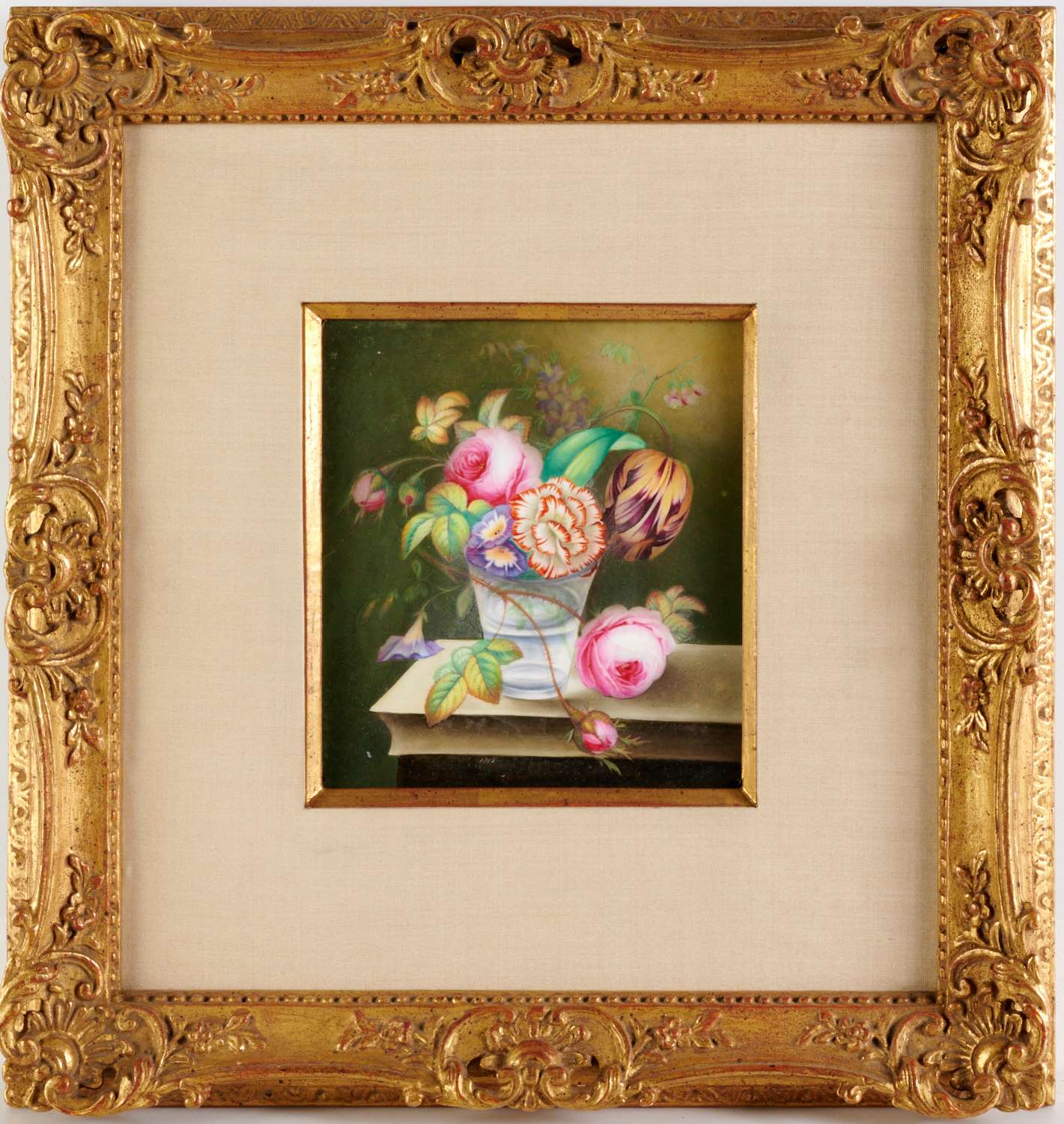 CECIL JONES, FLORAL PORCELAIN