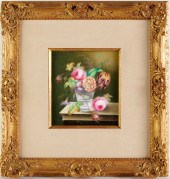 CECIL JONES, FLORAL PORCELAIN