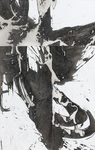 CECIL TOUCHON (ATTRIB) ABSTRACT INK