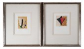 CECIL TOUCHON MIXED MEDIA ABST