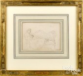 CECILIA BEAUX PENCIL DRAWING O