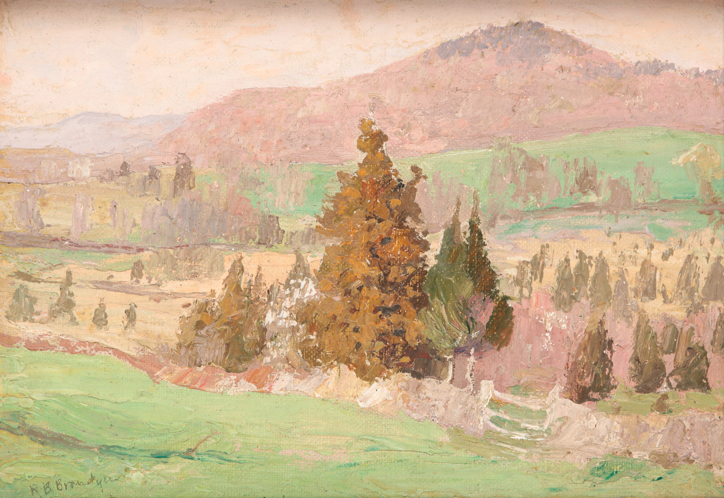 "CEDAR AND HILL..." BY ROBERT