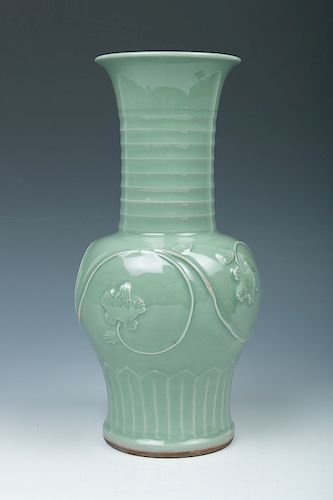 CELADON GLAZE VASEThe vase of the