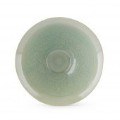 CELADON-GLAZED INCISED 'FLORAL