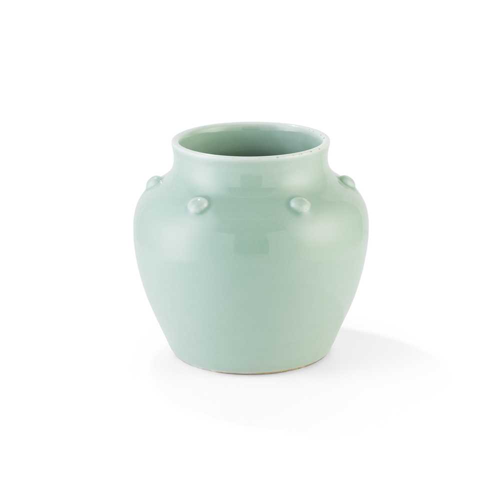 CELADON-GLAZED VASE 19TH-20TH