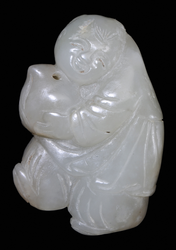 Celadon Jade Toggle Chinese, Qing