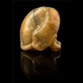 CELADON JADE WITH RUSSET SKIN
