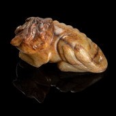 CELADON JADE WITH RUSSET SKIN