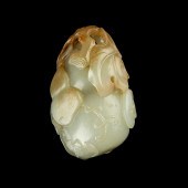CELADON JADE WITH RUSSET SKIN