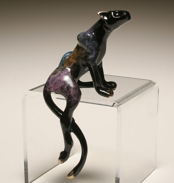 Celia Reich gilt and enameled