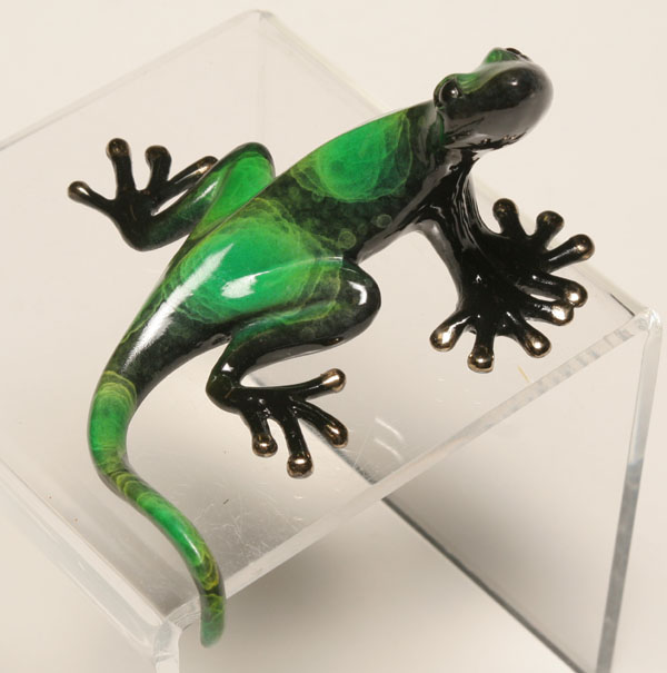 Celia Reich gilt and enameled