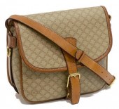 CELINE BEIGE MACADAME CANVAS S