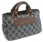 CELINE BLUE DENIM MACADAME CAN