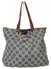 CELINE BLUE MACADAM DENIM CANV