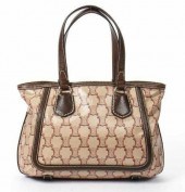 CELINE MACADAM COATED CANVAS S
