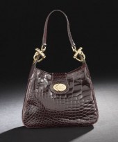 Celine Maroon Crocodile Handba