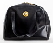 CELINE PARIS BLACK LEATHER HAN