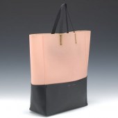 CELINE  PVC AND CALFSKIN LEATH