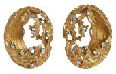 CELLINO 18KT. DIAMOND EARCLIPS