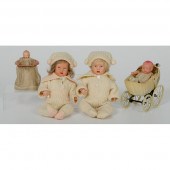 Celluloid Twin Dolls Plus Amer