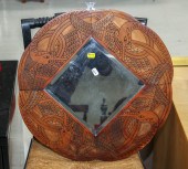 CELTIC REVIVAL PYROGRAPHIC FRA