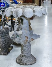 CEMENT GARDEN BIRDBATH 2nd hal