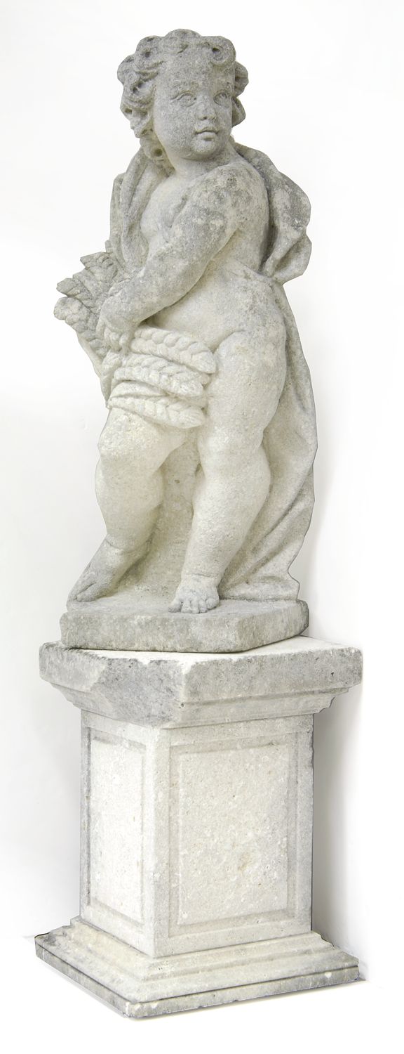 CEMENT GARDEN FIGURE OF A