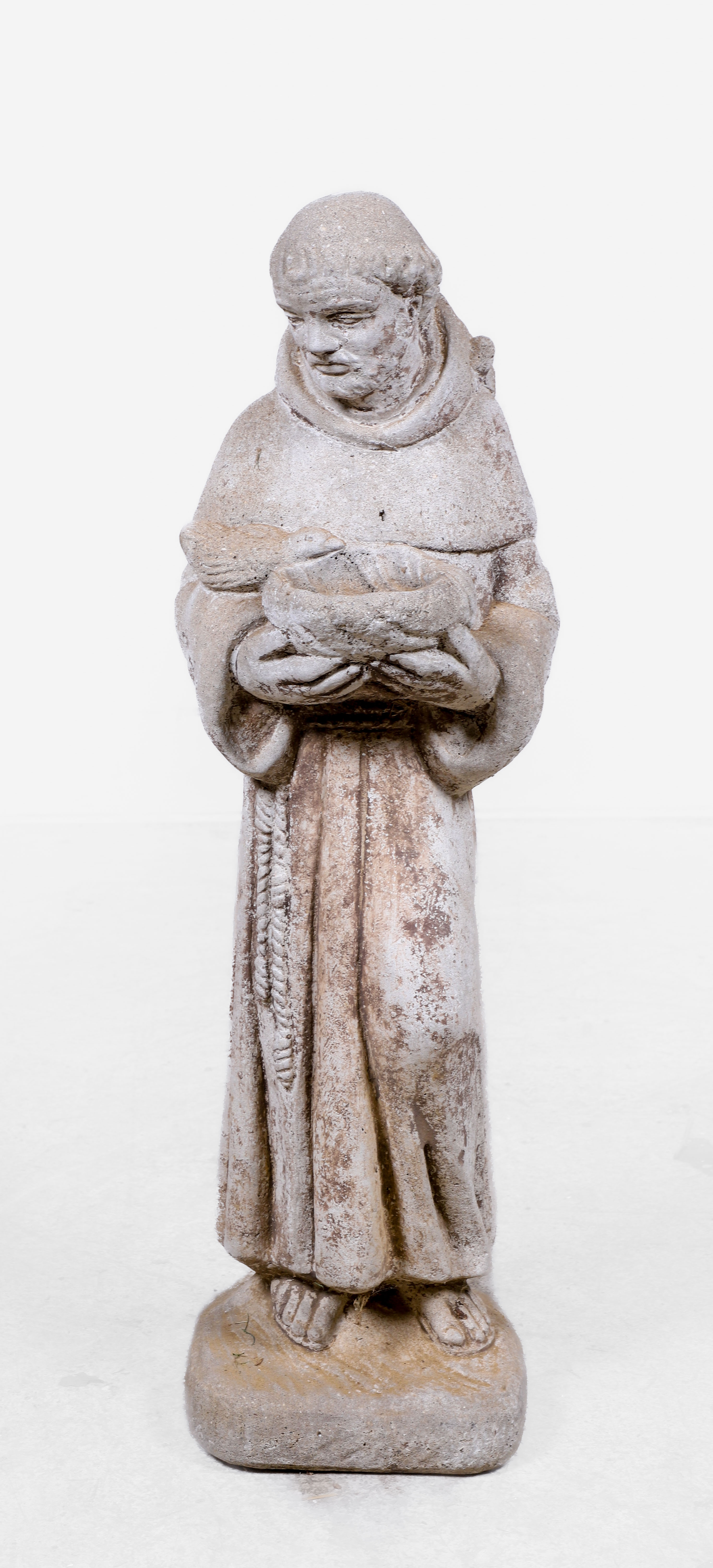 Cement garden statue of St. Joseph,