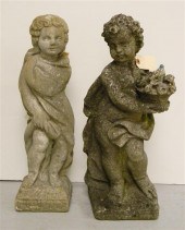 Cement garden statue  putti in