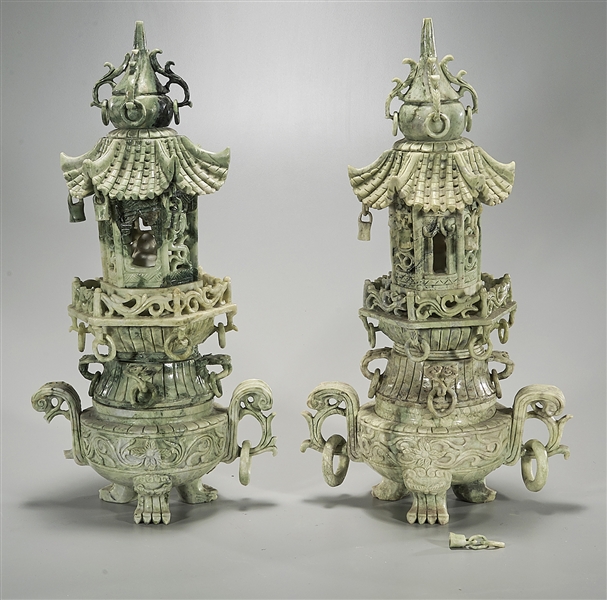 censers in broken sections;
