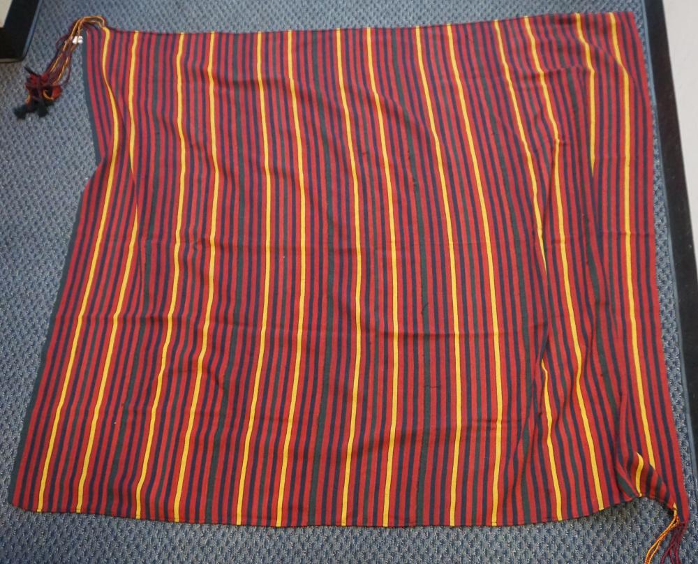 CENTRAL ASIAN STRIPED KILIM, 6 FT 4