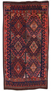 CENTRAL ASIAN YURT RUG, UZBEKI