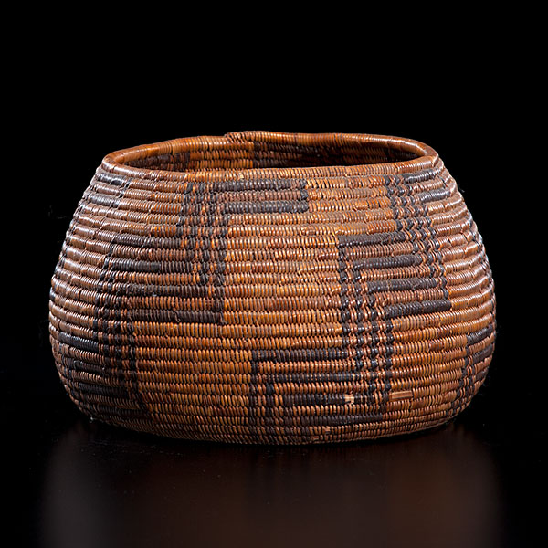 Central California Basket decorated