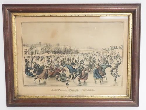 "CENTRAL PARK, WINTER" CURRIER &