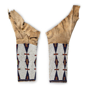 Central Plains Beaded Hide Leggings
