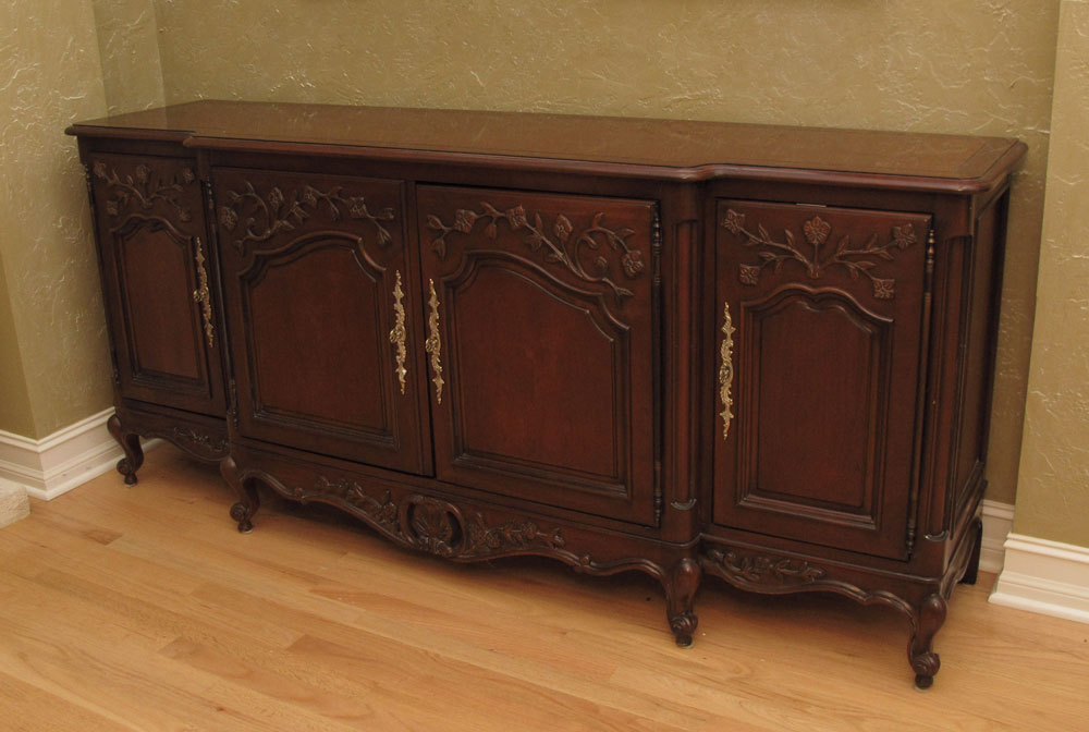 CENTURY FURNITURE CARVED SIDEBOARD:
