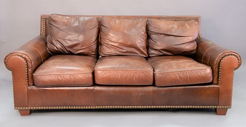 CENTURY HICKORY SOFA WITH ROLL